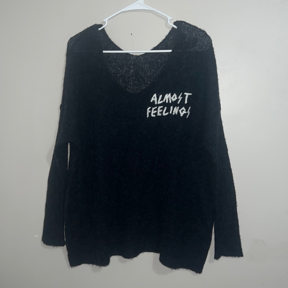 New Wildfox Almost Feeling Sweater Size S
